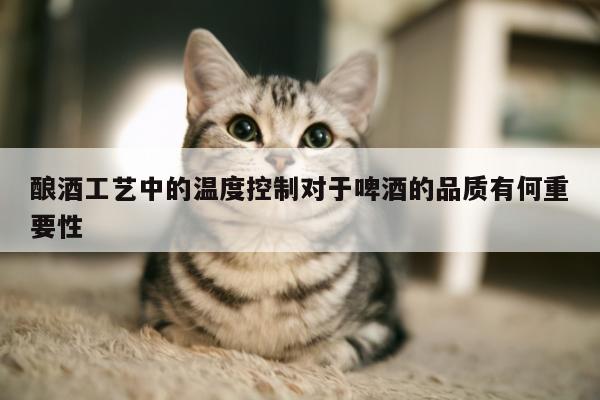 酿酒工艺中的温度控制对于啤酒的品质有何重要性